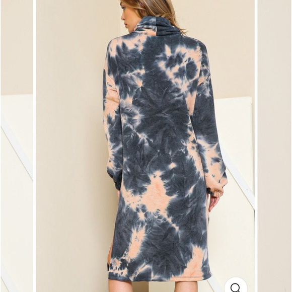 Together Clothing French Terry Tie Dye Dress  sizes S M L - Picture 3 of 8